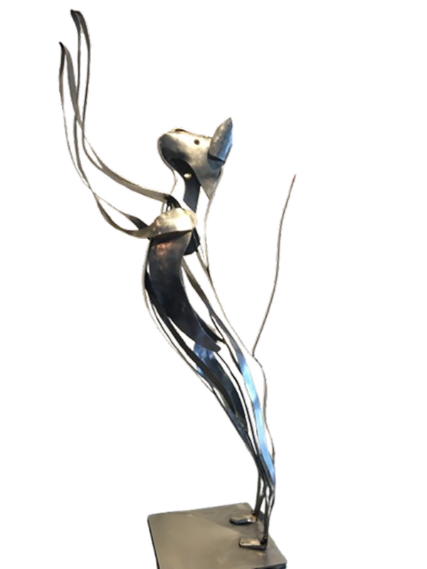 Sculpture Chat AMupcycling – modèle 2