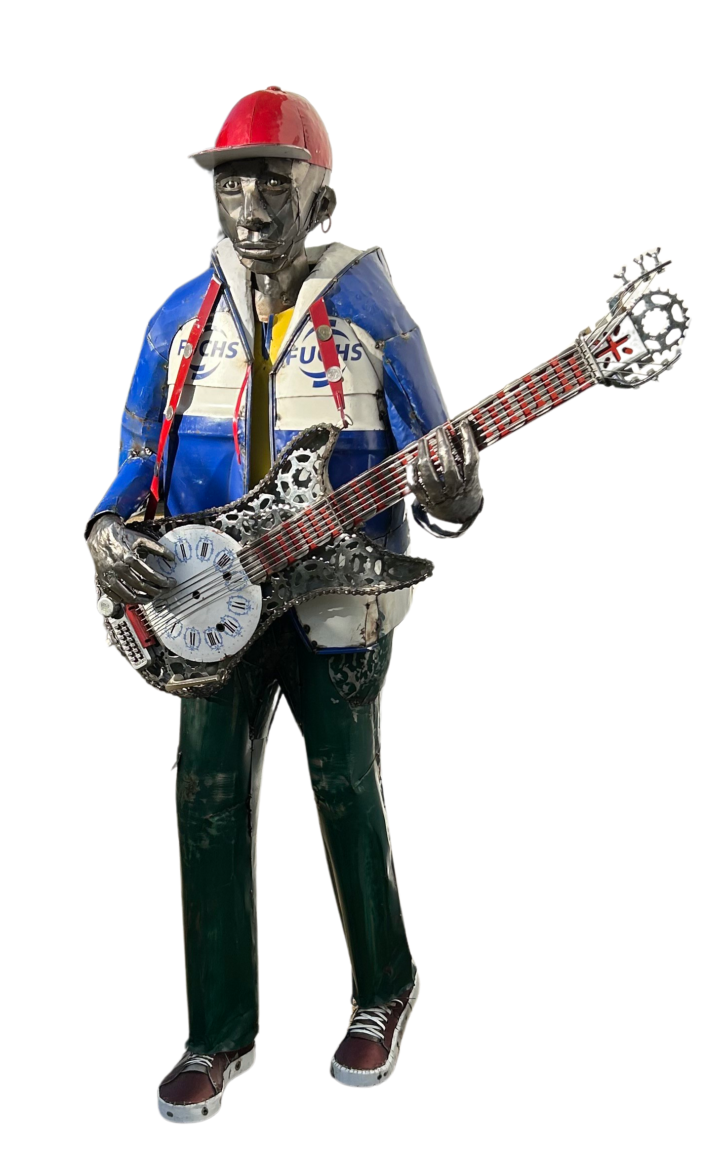 Sculpture Travail sur toles et futs AMupcycling – modèle 6