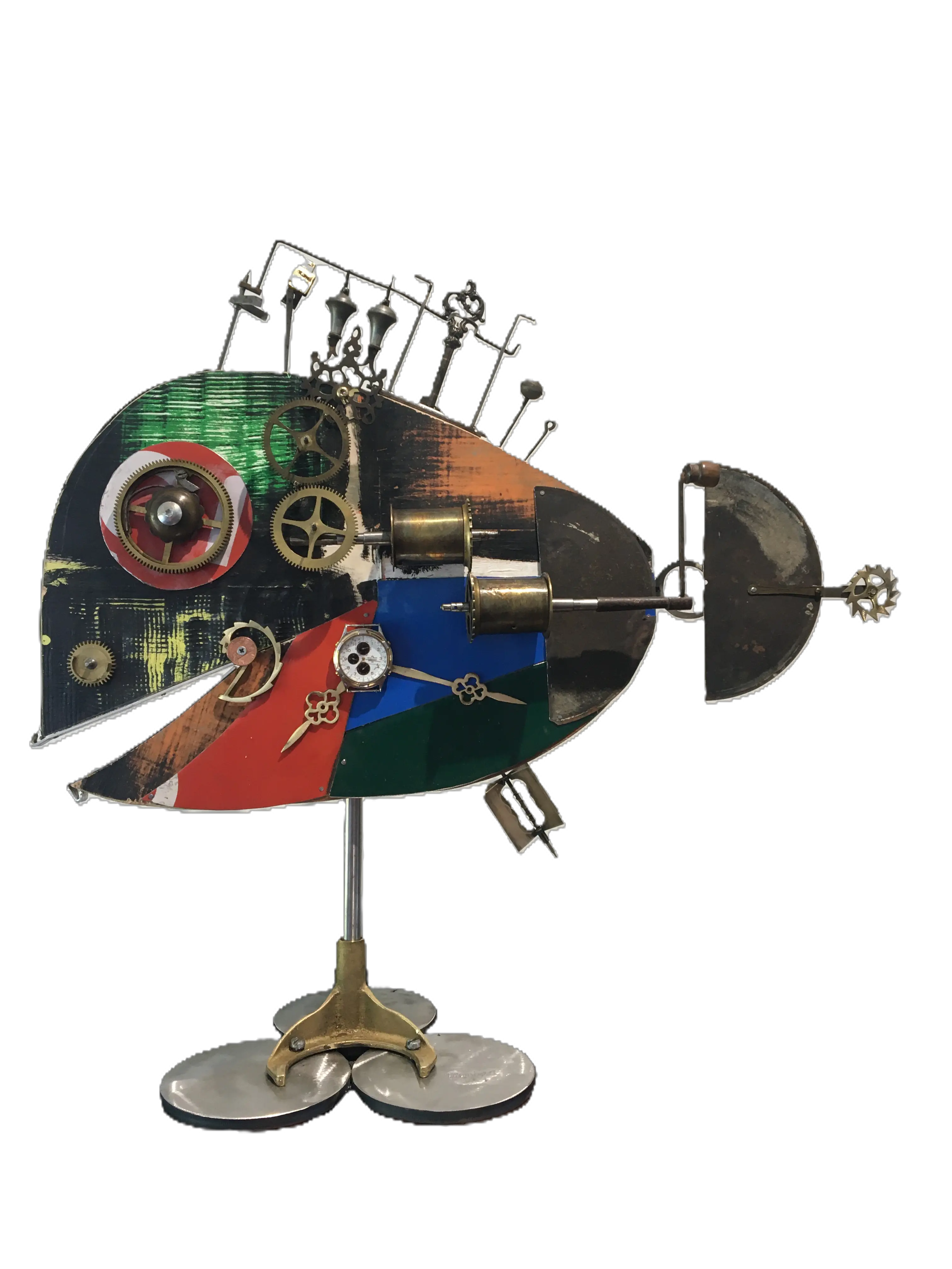 Poisson horloge Poisson horloge - Récup diverses - Elements d'horloge ancienne - montre HS