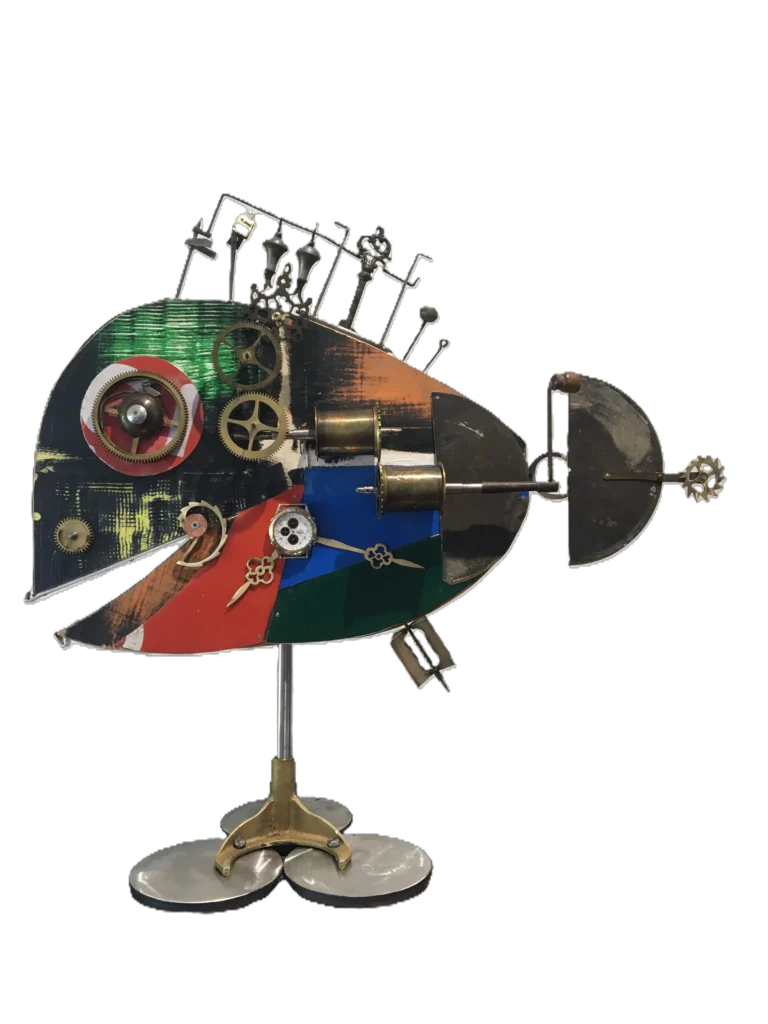 Poisson horloge - Récup diverses - Elements d'horloge ancienne - montre HS